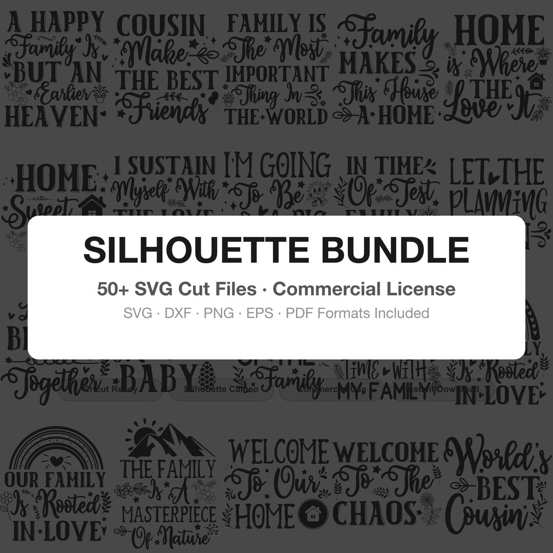 Family Quotes Svg Bundle | Family SVG | Family Sign SVG | Farmhouse ...