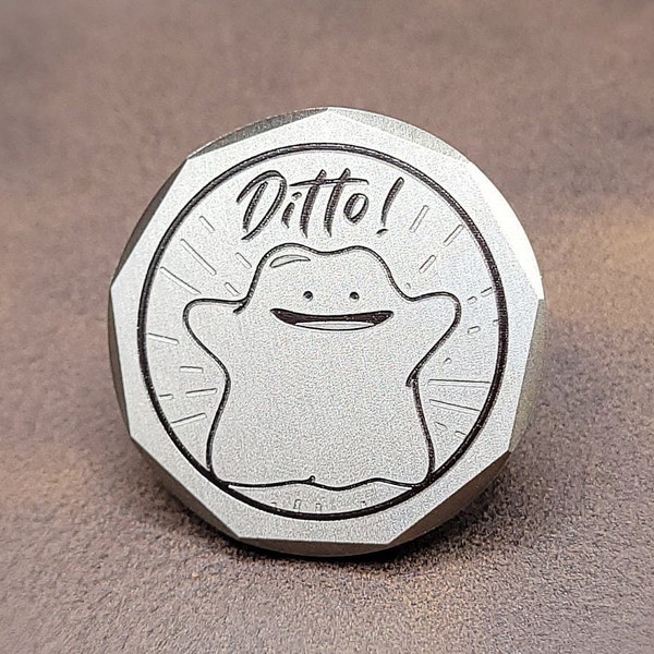 Ditto  ( Sus Pikachu) Pokemon Flip Coin