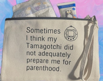 Lustige Wickeltasche/ Mama Pouch / Kulturbeutel