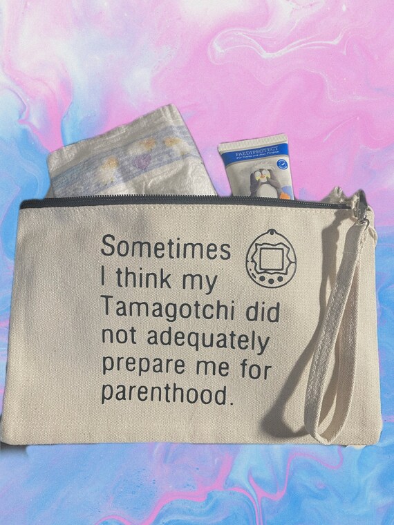 Lustige Wickeltasche/ Mama Pouch / Kulturbeutel