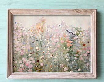 Floral Art, Printable Floral Wall Art, Flower Art Print, Home Decor, Coastal Decor, Vintage Decor, Gifts For Her, Printable Art