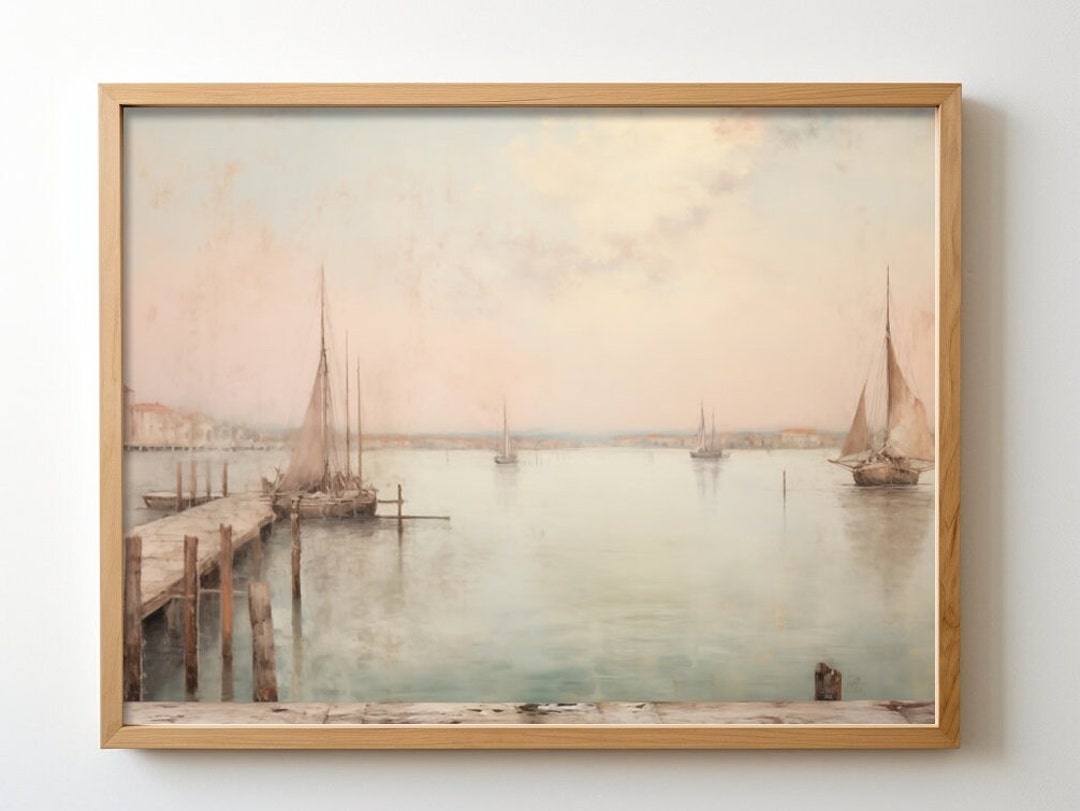 Printable Wall Art, Sailboat Art Print, Home Decor, Coastal Decor ...