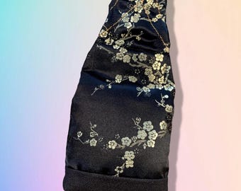 Midnight Cherry Blossom Silk Dart / Cobra Dart (Practice Rope Dart)