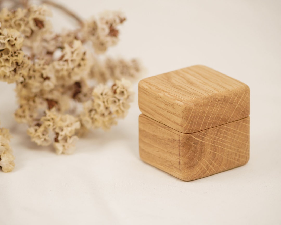 Engagement Ring Box, Wooden Proposal Box, Wedding Ring Bearer, Proposal ...