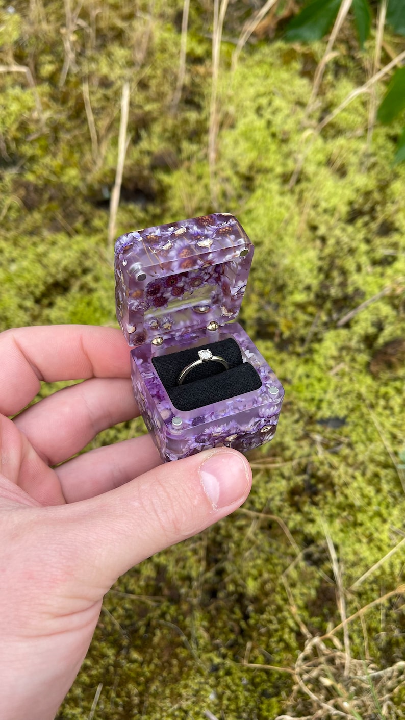 epoxy ring box
ring box proposal
ring box
engraved jewelry box
ring box nature
bridal ring box
flower ring box
engagement ring box
ring box proposal
proposal ring box
purple ring box
ring holder
ring box