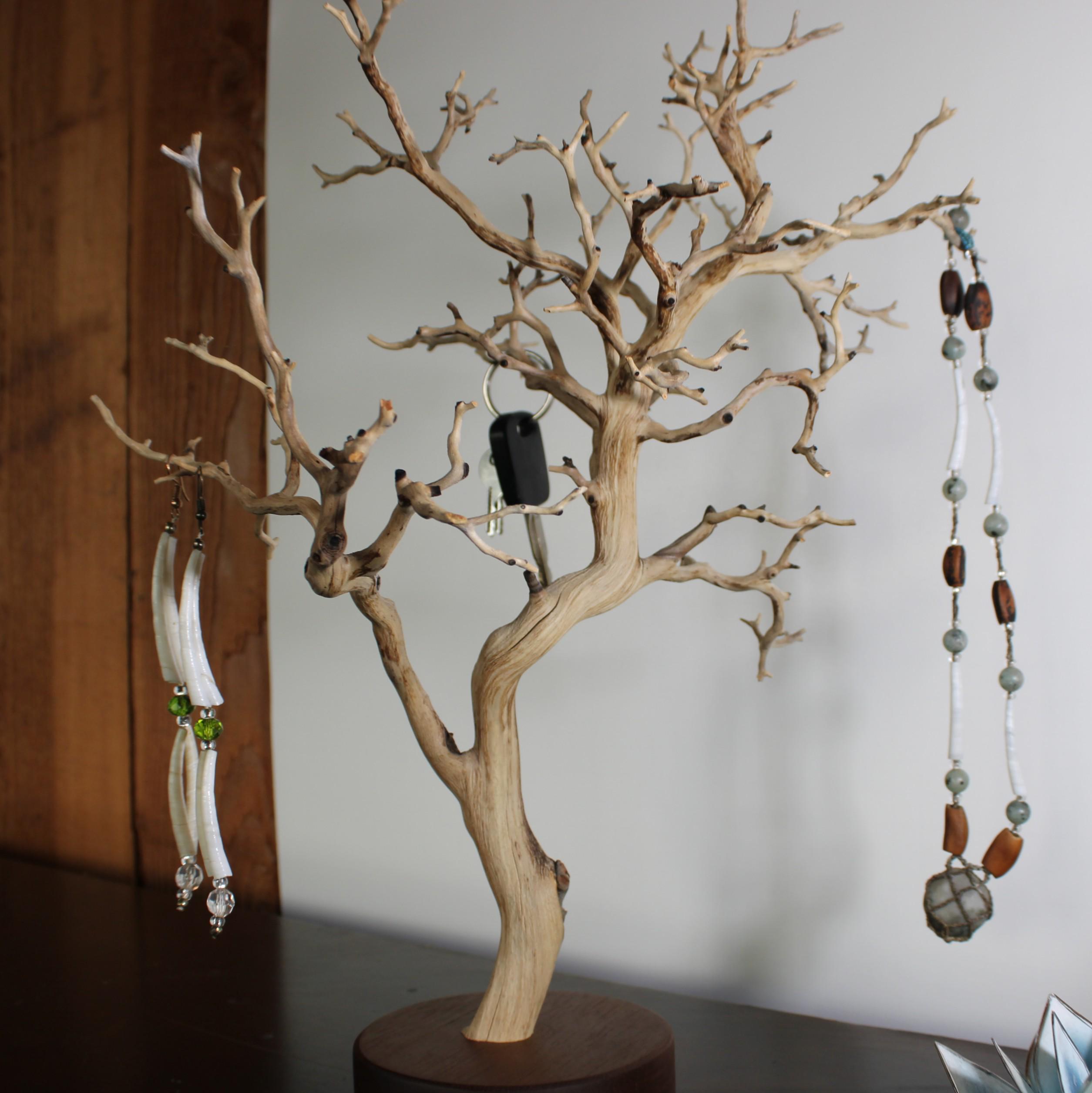 Tree Branch Jewelry Hanger, Display for Necklace, Earrings, Bracelets ...