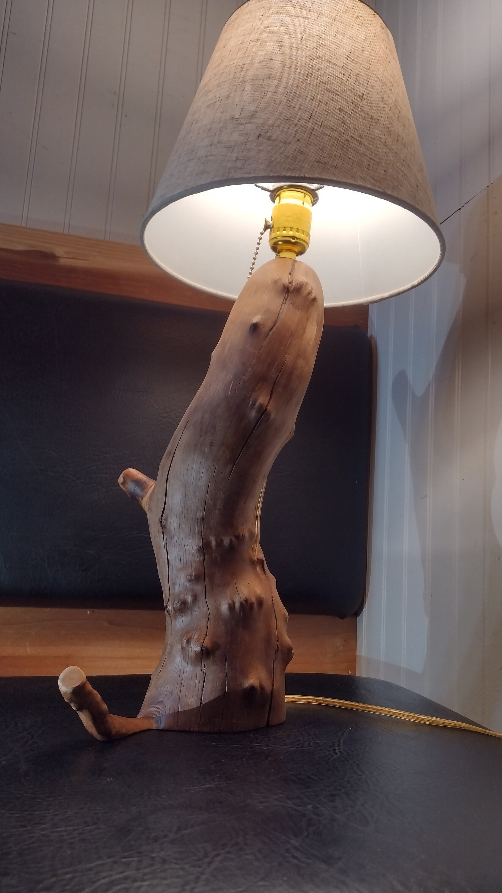 Beautiful Log Lamp, Tree Branch Table Lamp Etsy