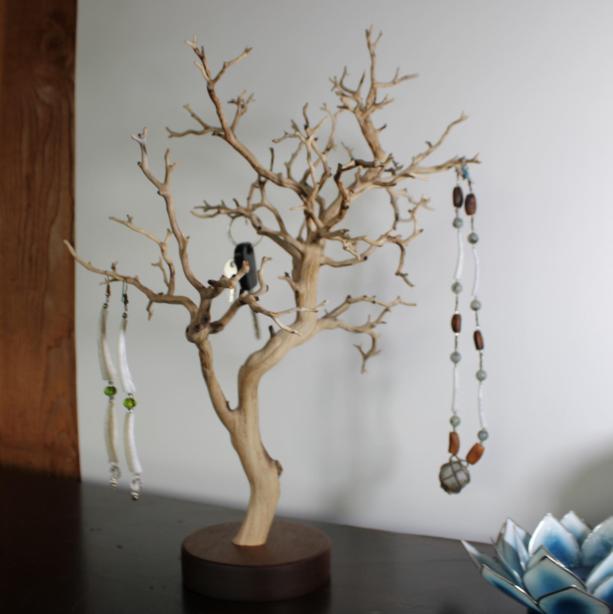 Tree Branch Jewelry Hanger, Display for Necklace, Earrings, Bracelets ...