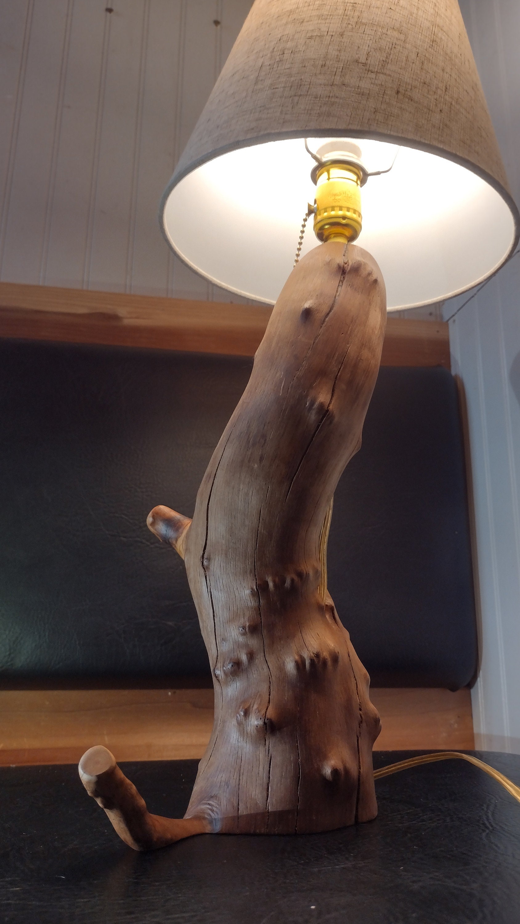 Beautiful Log Lamp, Tree Branch Table Lamp Etsy
