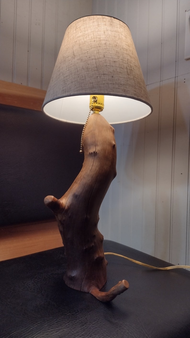 Beautiful Log Lamp, Tree Branch Table Lamp Etsy