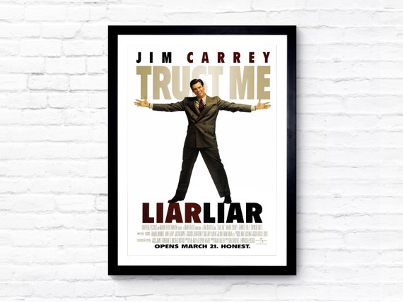 Liar Liar 1997 Movie Poster Film Poster Movie Poster Etsy