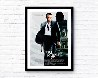 Vintage Movie Film Poster A4,A3,A2,A1 Home Wall Art Print CASINO ROYALE 5 
