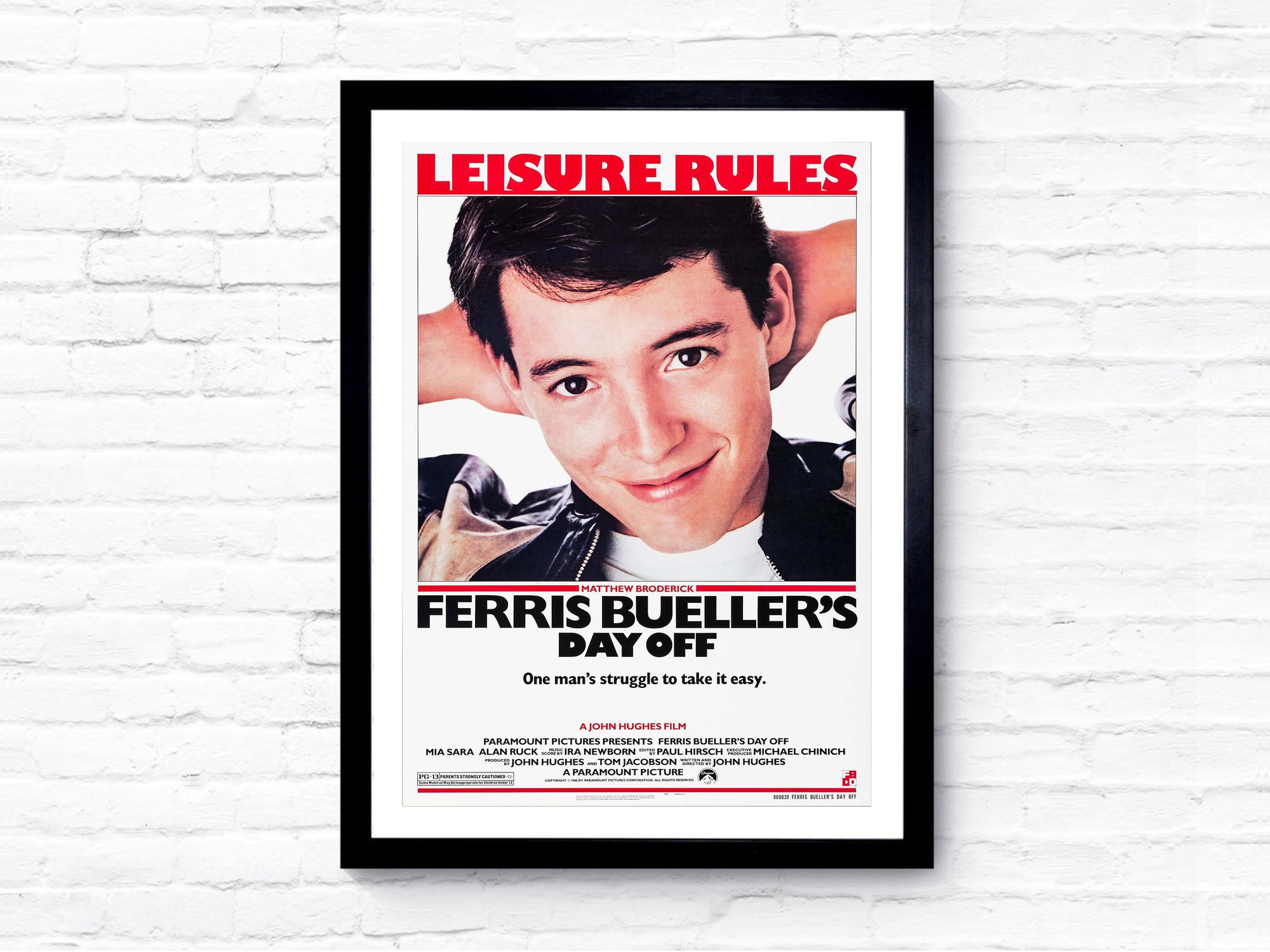 Discover Ferris Bueller's Day Off - 1986 - Movie Poster / Film Poster / Movie Poster Art