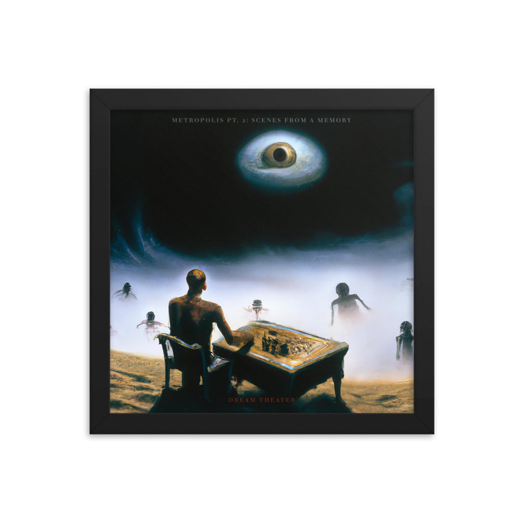 Metropolis Pt. 2 Scenes From a Memory by Dream Theater Framed Poster Etsy