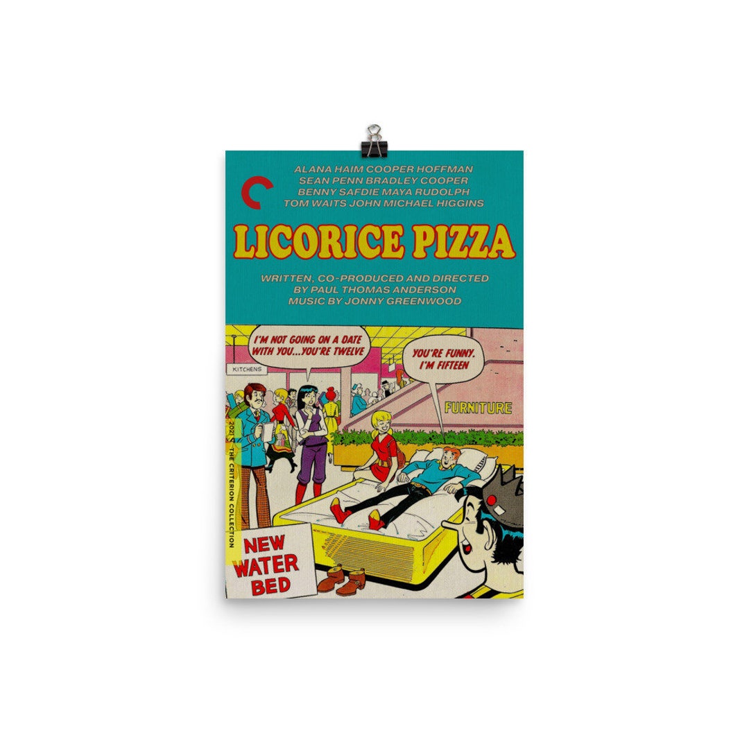 Licorice Pizza Fake Criterion Poster Etsy