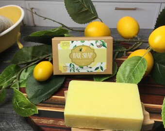 Lemon Harvest Soap | Farm2Veteran Private Label – Handmade 4.8oz Bars