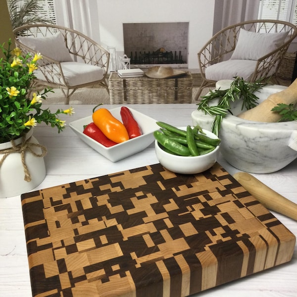 Interlocking Cubes Cutting Board - Etsy Canada