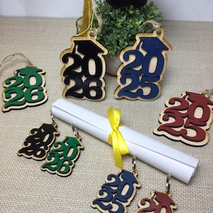 Graduation Class of Ornament or Keychain - Perfect Gift for the Graduate
