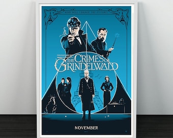194C2 Fantastic Beasts The Crimes Of Grindelwald Art Silk Cloth Poster Deco 194C2 Fantastic Beasts The Crimes Of Grindelwald Art Silk Cloth Poster Deco