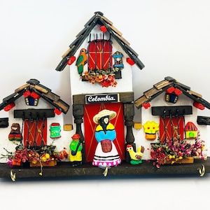 Casa Boyaca Mini Houses Key Holder
