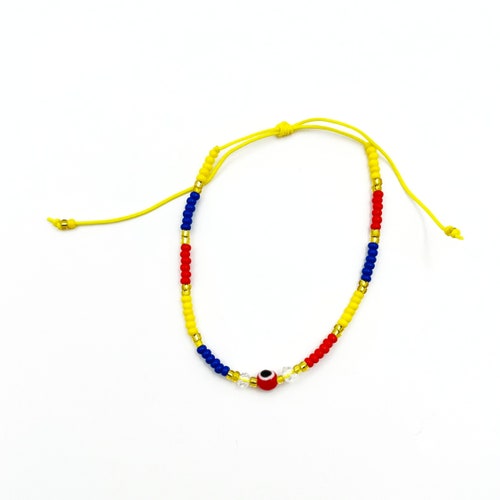 Slim Handmade Bracelet From Medellin Colombia Ecuador - Etsy