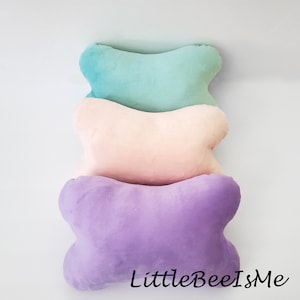 2 Pcs Cute Car Headrest Cushion Neck Support Travel Set
