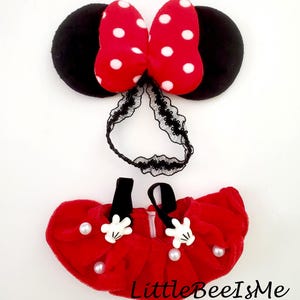 Disney Labubu Doll Clothes Minnie Mickey Mouse Cute Accessories