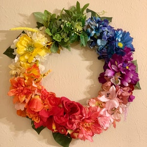 Rainbow Wreath