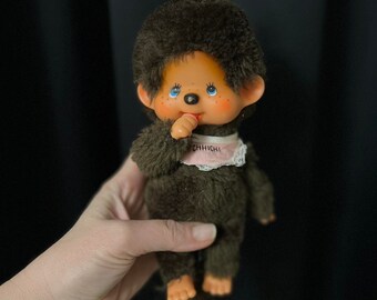 1974 Muñeca Monchhichi coleccionable Futagonomonchhichi Sekiguchi Japón