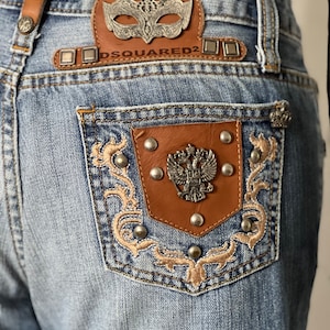90s Dsquared2 Jeans Women  Size 36-38  Made in Italy