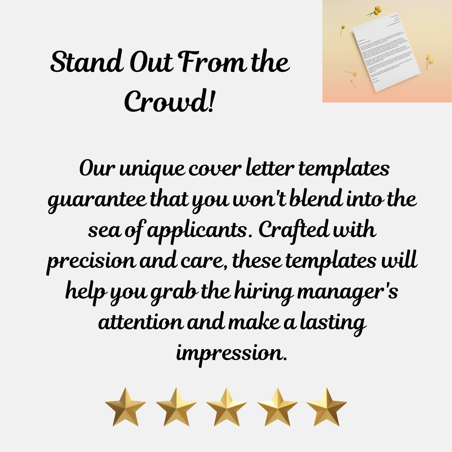 EVENT PLANNER COVER Letters Prefilled Job Application 4 Etsy