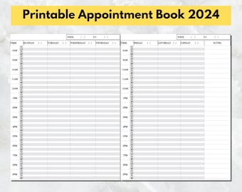 Appointment Book 2025-2026 - Appointment Planner With Weekly ＆ Monthly