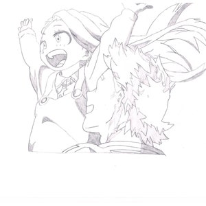 Hand Drawn Artwork.  Ari&#39;s First Smile