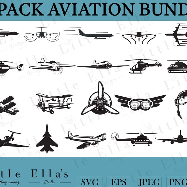 Airplane SVG, Aviation SVG Bundle, Pilot SVG, Air Force svg, Airplane Clipart, Travel svg, Future Pilot svg, Pilot Dad svg, Fathers Day svg