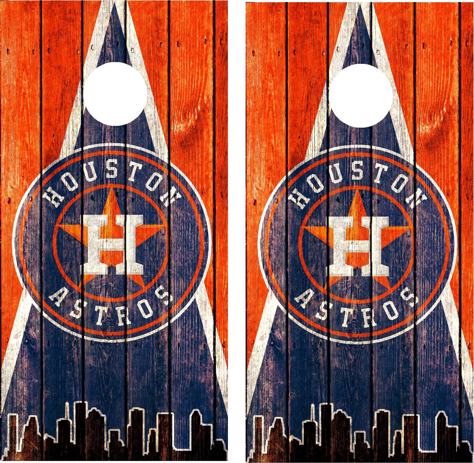 Houston Astros Cornhole Wraps High Quality Vinyl Not Etsy