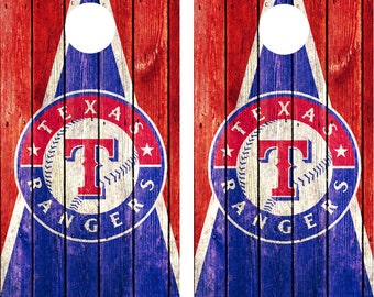 Details about   Texas Rangers 0214 single cornhole board vinyl wrap sticker poster decal skin 