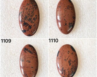 Gema cabochão de jaspe Marconi natural, lote de gemas soltas cabochão de jaspe Marconi para venda por atacado, usada para fabricação de joias (1107-1110)