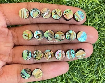 8 MM, abalone schelp ronde cabochon, 10 stuks veel schelp cabochon, gekalibreerde edelsteen cabochon, schelp abalone cabochon