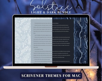 Solstice Scrivener Theme | Light & Dark Bundle | Mac OS