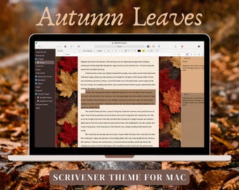 Autumn Leaves Scrivener Theme | Mac OS