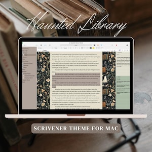 Haunted Library Scrivener Theme | Mac OS