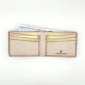 Cartera de cuero hecha a mano / Cartera plegable de cuero de primera calidad / Cartera grabada Cartera clásica para hombre / Cartera de cuero de plena flor / Regalo de aniversario