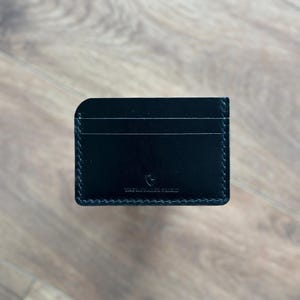 Schlanker Kartenhalter aus Leder / Minimalistischer Kreditkartenhalter / Handgemachter Kartenhalter / Visitenkartenhalter / Herren Geldbörse Geschenk für ihn sie