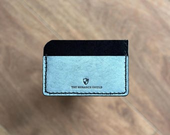 Titular de la tarjeta de cuero delgado / Cartera minimalista del titular de la tarjeta de crédito / Titular de la tarjeta hecha a mano / Titular de la tarjeta de visita / Regalo de la cartera de los hombres para él ella