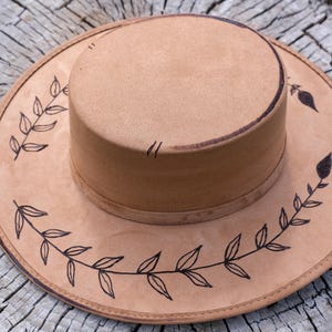 Vine Inspired Felt Fedora