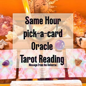 Escolha uma leitura de tarô • Leitura psíquica intuitiva • Mensagem rápida de tarô em PDF • Entrega na mesma hora • Orientação universal personalizada