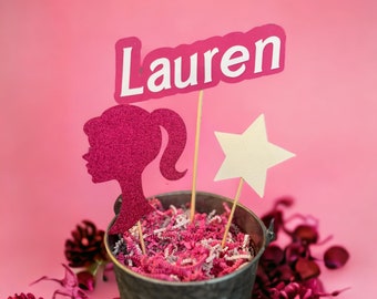 Girl  party decorations, Pink party decor, birthday party decorations, pink decorations,  party, party decor, doll party decor