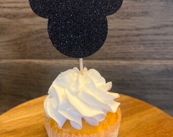 Mickey Mouse cupcake toppers, Mickey party, Mickey birthday party, cupcake toppers, party decorations