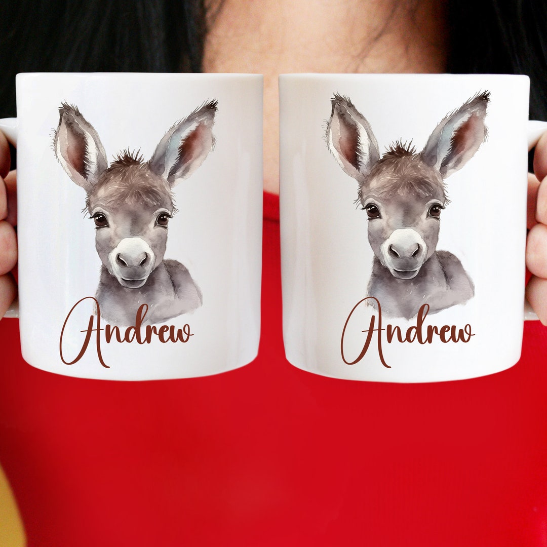 CafePress 'I Love Donkeys' Mug - 11 Oz Ceramic Coffee Mug, Dishwasher & Microwave Safe, Fun Gift - View #2
