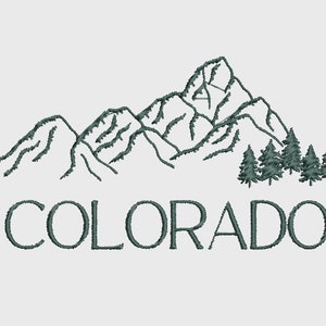 Vintage Colorado Embroidery file